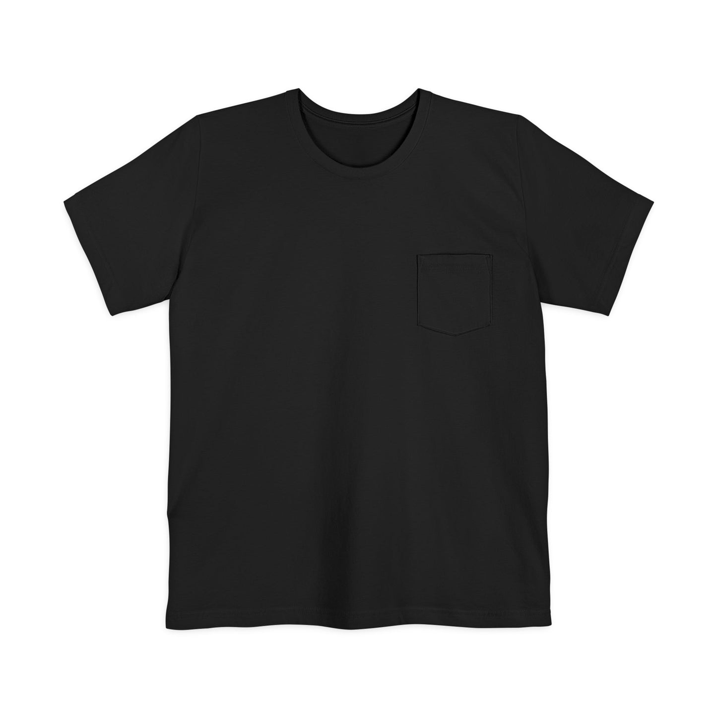 Pocket T-Shirt — Mysterious Eyes Graphic Tee (Back Print)