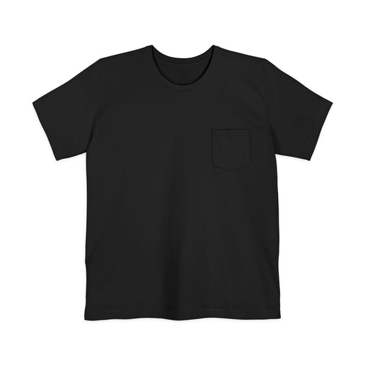 Pocket T-Shirt — Mysterious Eyes Graphic Tee (Back Print)